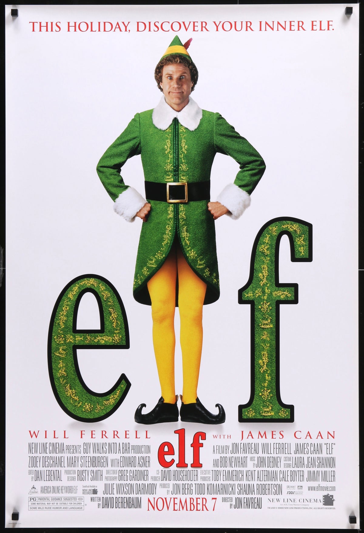 Elf Original Vintage Movie Poster