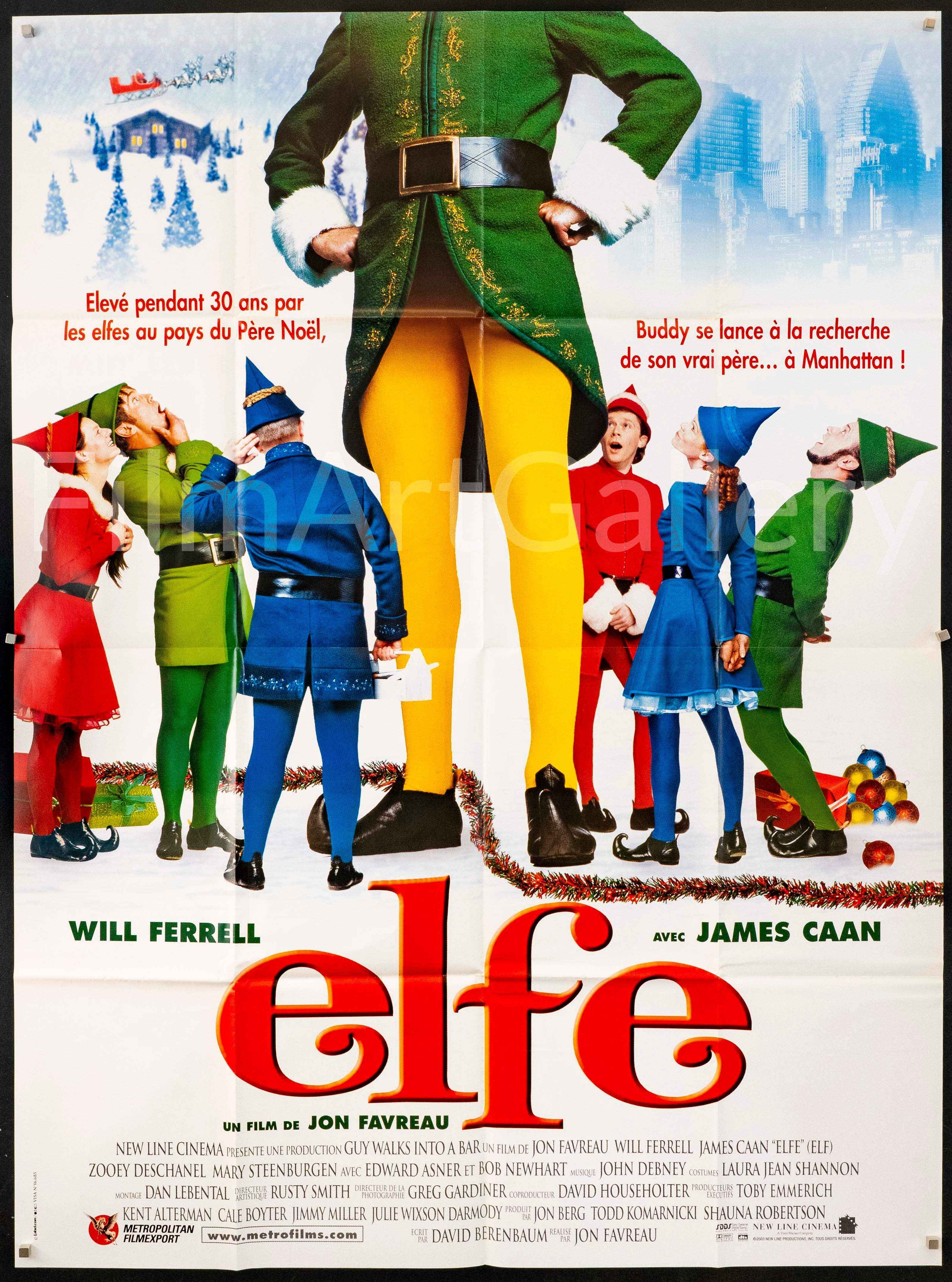 Elf Movie Poster 2003 1 Sheet (27x41)