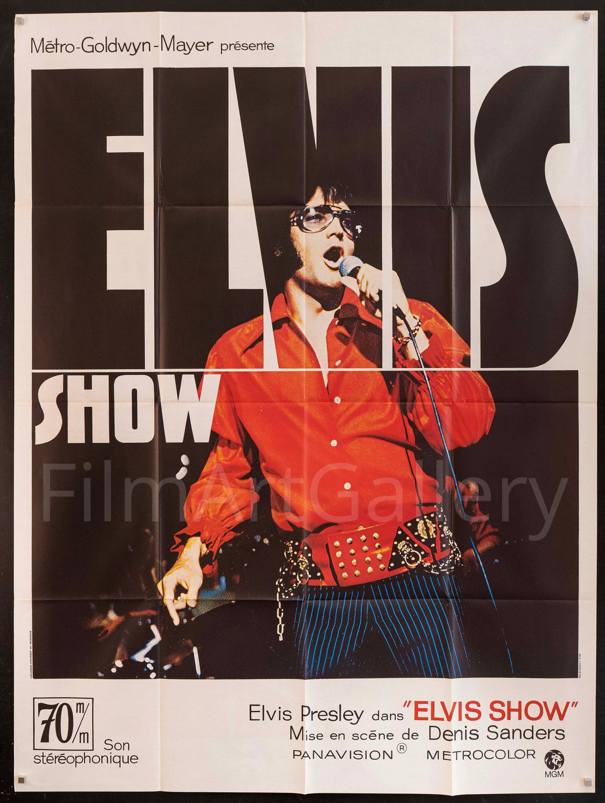 Elvis That&#39;s the Way It Is French 1 panel (47x63) Original Vintage Movie Poster