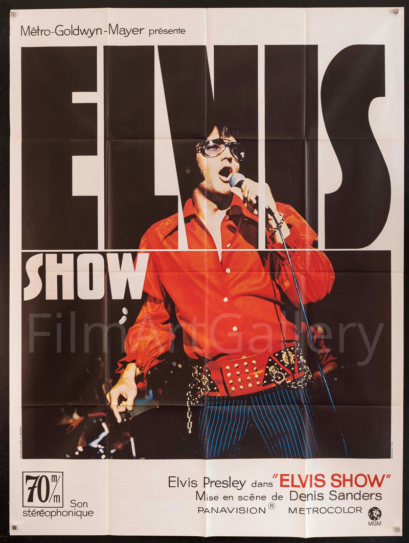 Elvis That's the Way It Is French 1 panel (47x63) Original Vintage Movie Poster