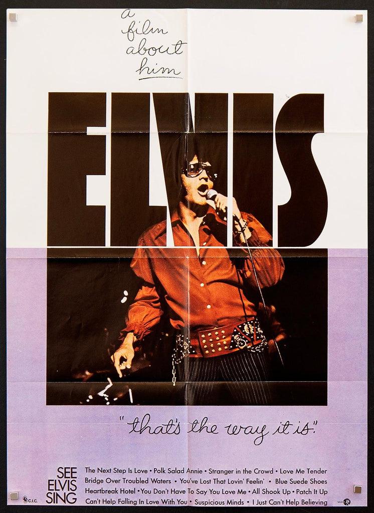 Elvis That's the Way It Is Original Vintage Movie Poster