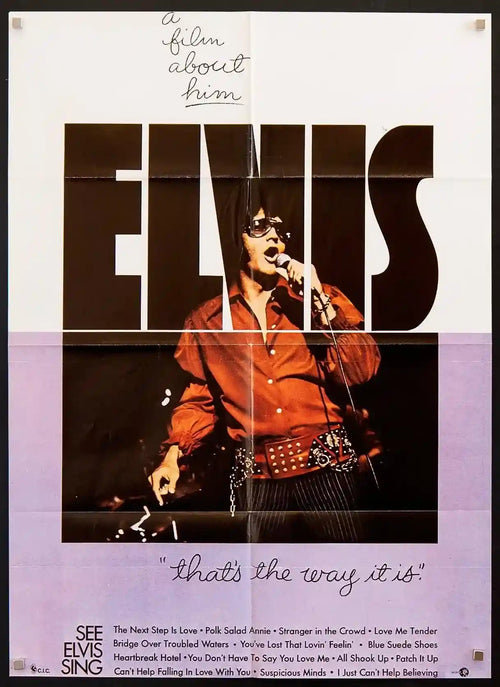 Elvis That's the Way It Is Original Vintage Movie Poster