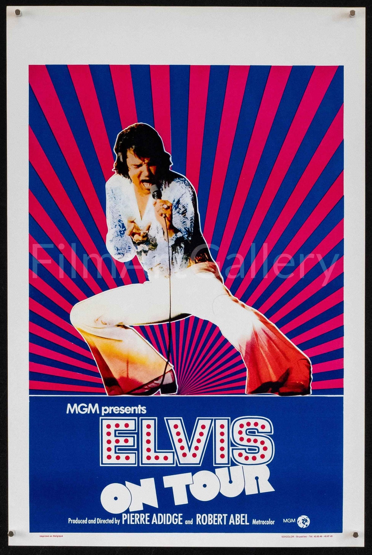 Elvis on Tour Original Vintage Movie Poster