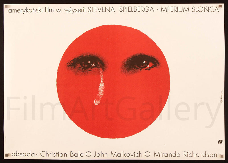 Empire of the Sun Polish B1 (26x38) Original Vintage Movie Poster