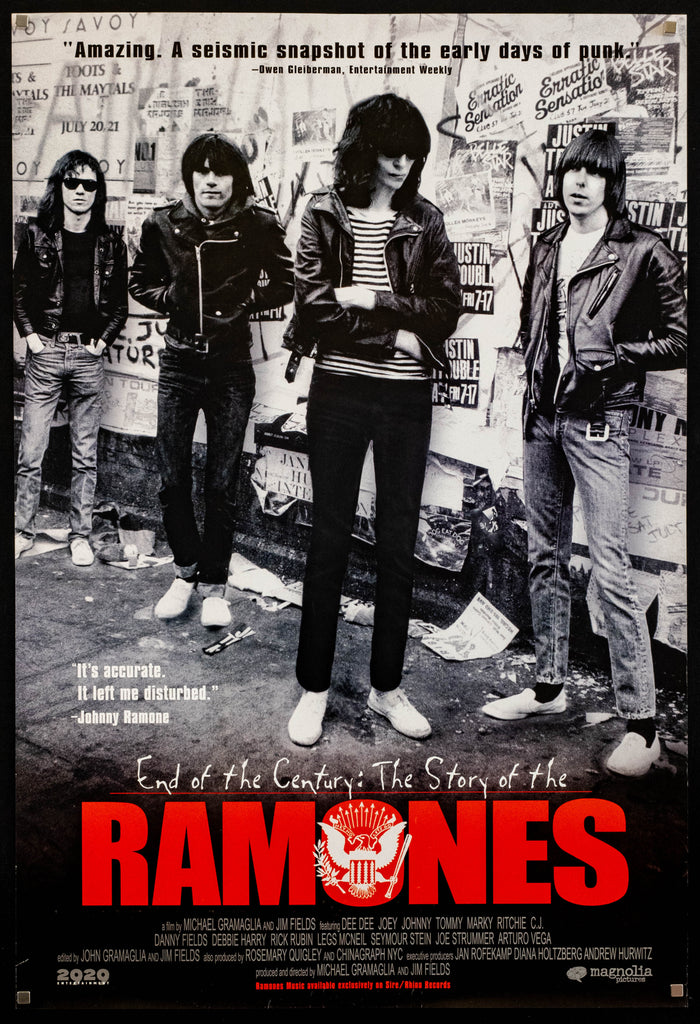 End of the Century Story of the Ramones Original Vintage Movie Poster
