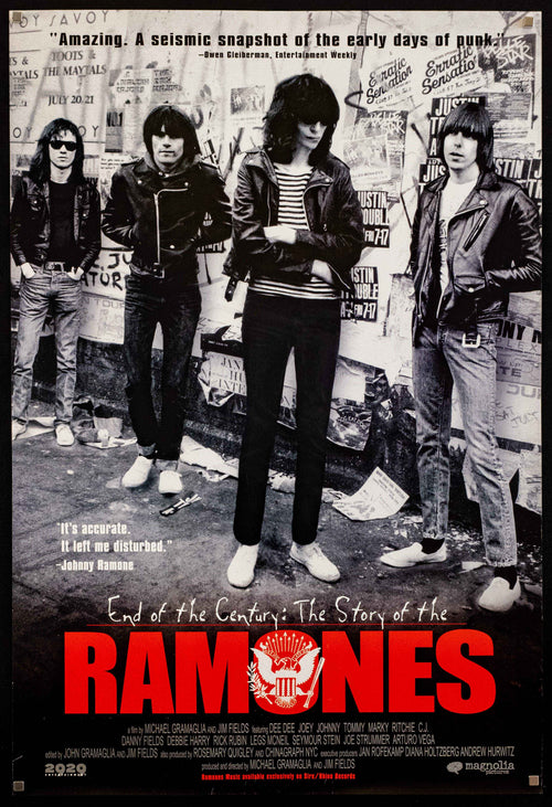 End of the Century Story of the Ramones Original Vintage Movie Poster