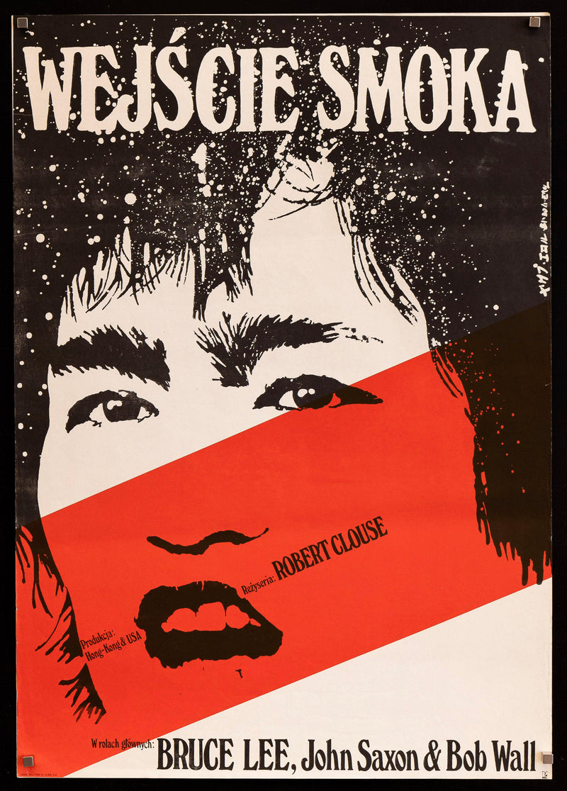 Enter the Dragon Polish B1 (26x38) Original Vintage Movie Poster