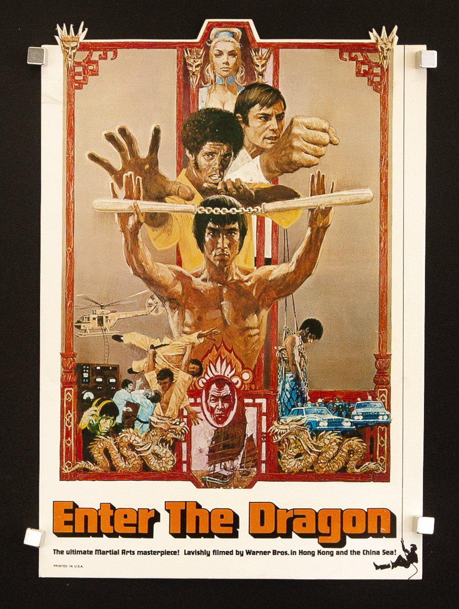 Enter the Dragon Standee Original Vintage Movie Poster