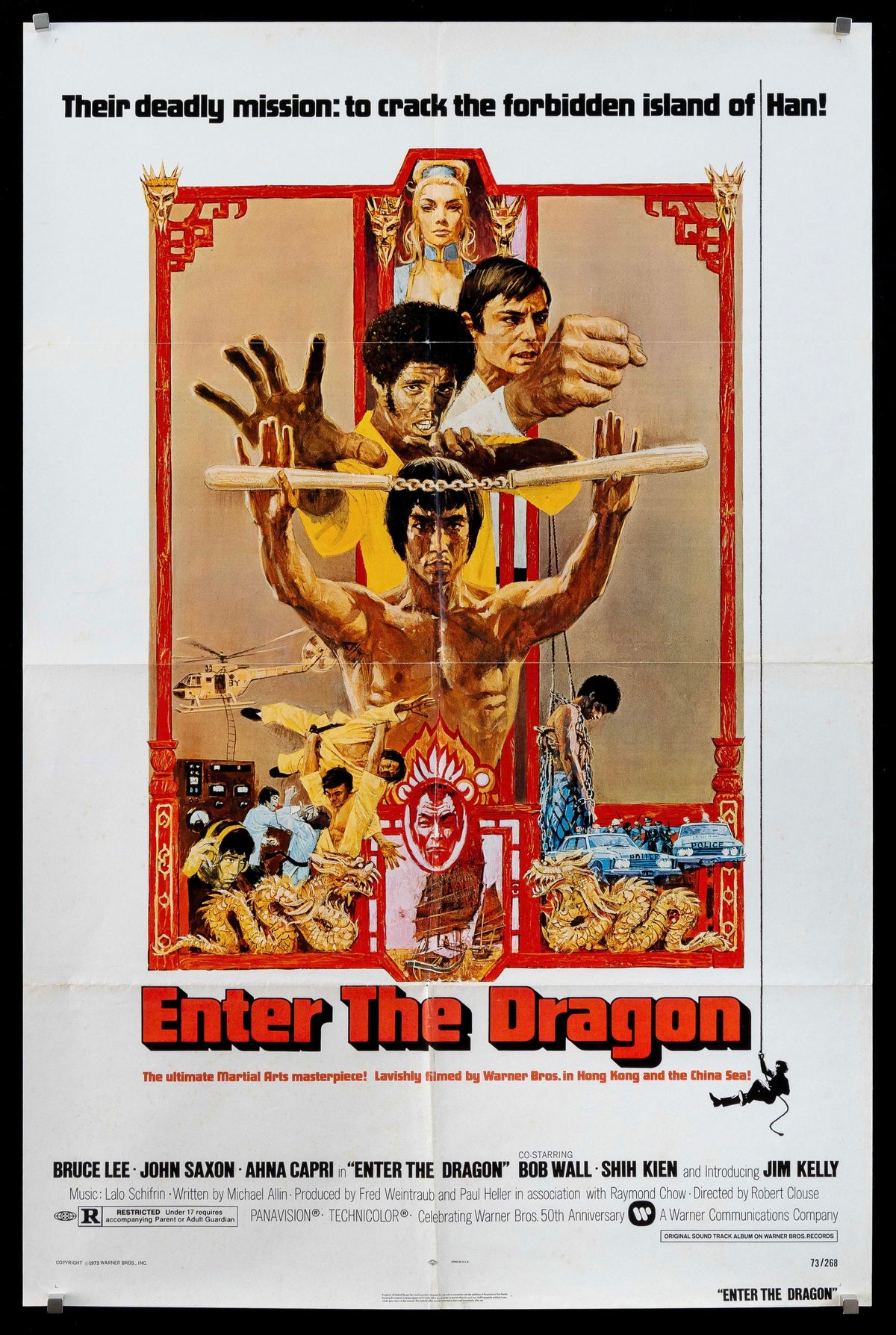 Enter the Dragon Original Vintage Movie Poster