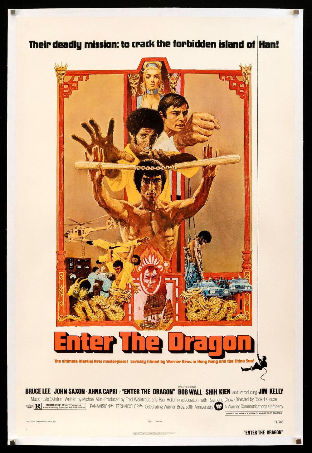 Enter the Dragon Original Vintage Movie Poster