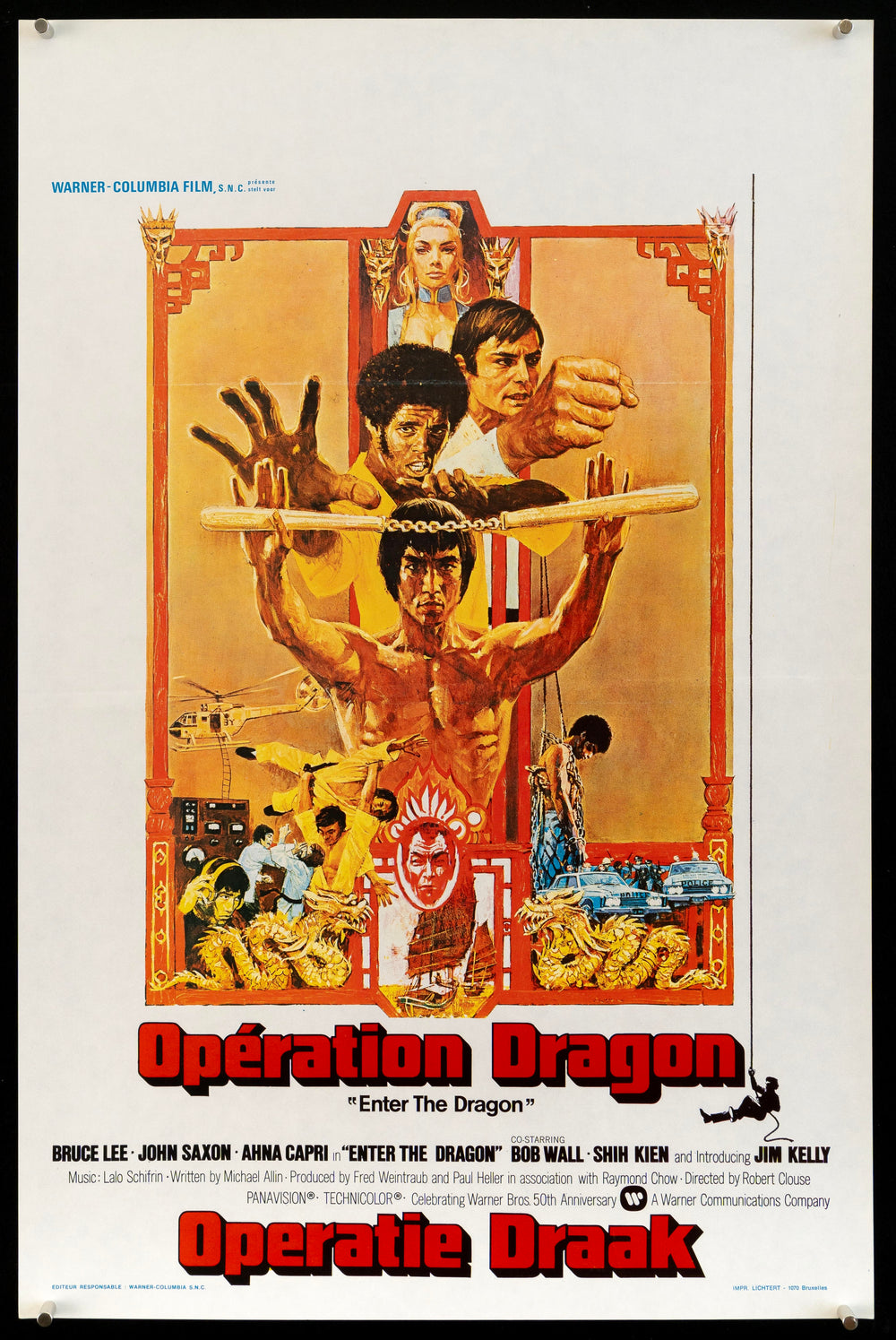 Enter the Dragon Original Vintage Movie Poster
