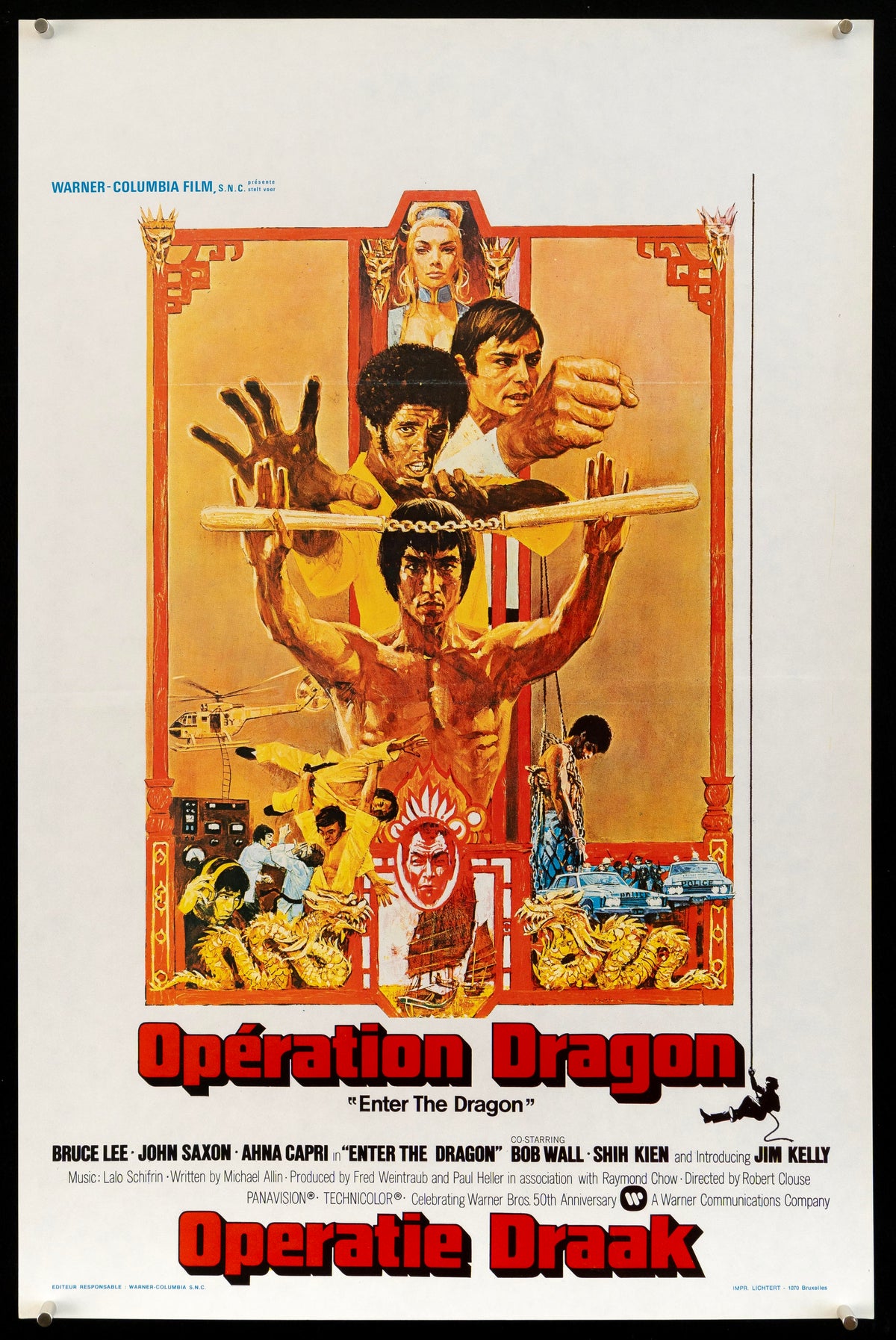 Enter the Dragon Original Vintage Movie Poster
