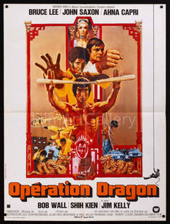 Enter the Dragon Movie Poster 1974 French Small (23x32)