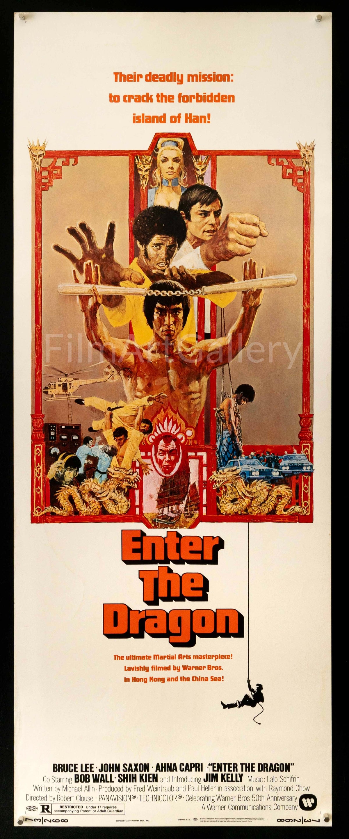 Enter the Dragon Original Vintage Movie Poster