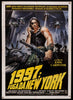 Escape From New York Italian 2 foglio (39x55) Original Vintage Movie Poster