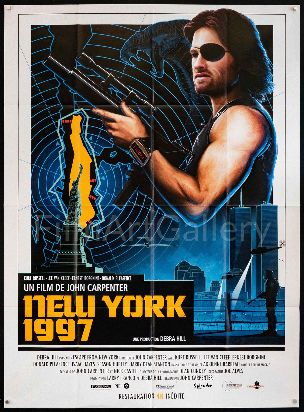 Escape From New York Original Vintage Movie Poster