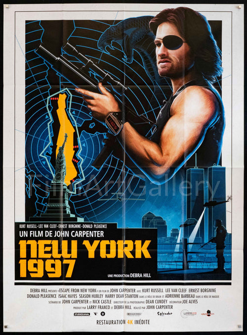 Escape From New York Original Vintage Movie Poster