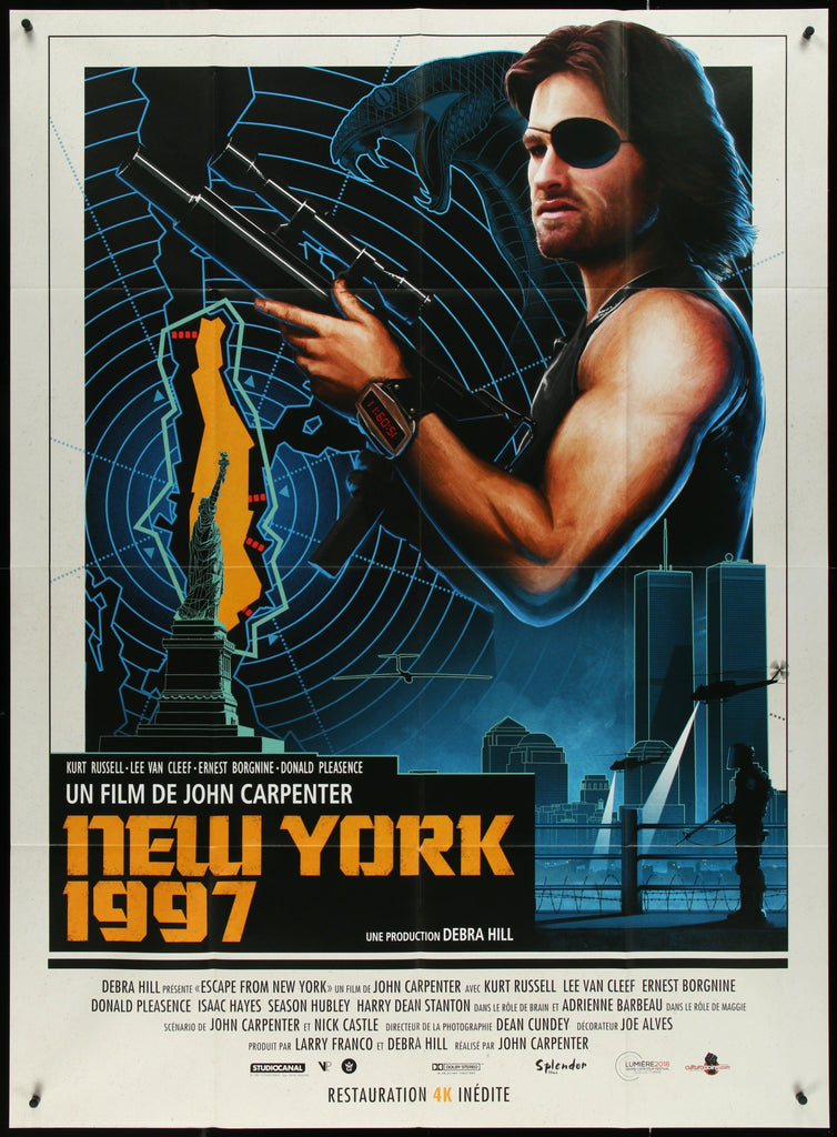 Escape From New York Original Vintage Movie Poster