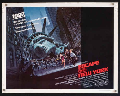 Escape From New York Original Vintage Movie Poster