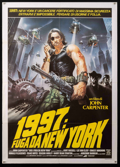 Escape From New York Original Vintage Movie Poster