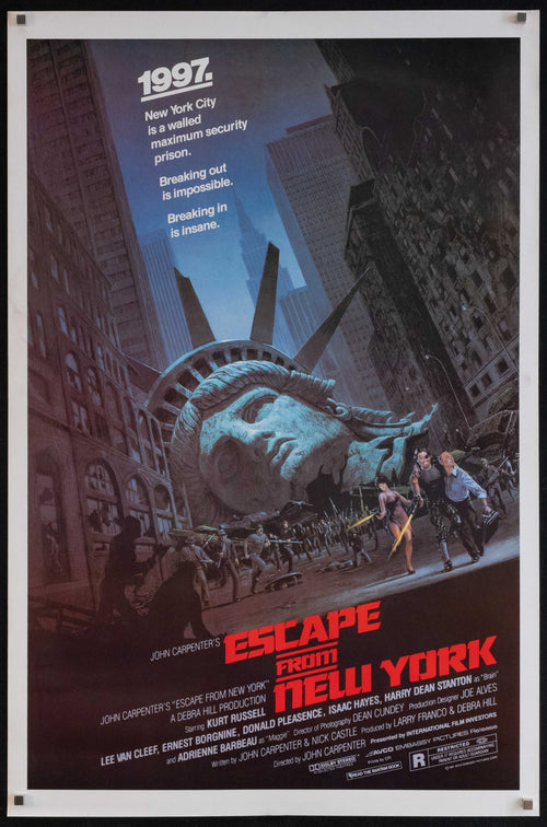Escape From New York Original Vintage Movie Poster