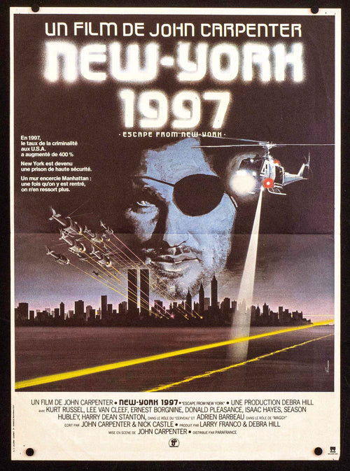 Escape From New York Original Vintage Movie Poster