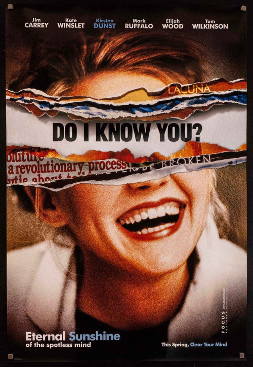Eternal Sunshine of the Spotless Mind Original Vintage Movie Poster