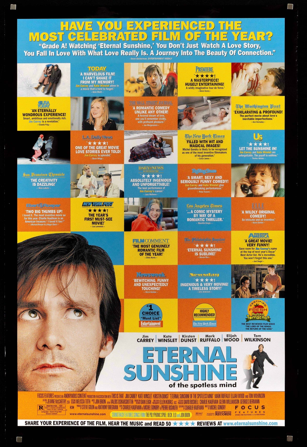Eternal Sunshine of the Spotless Mind Original Vintage Movie Poster