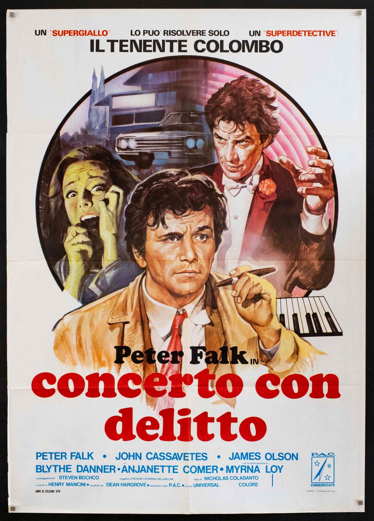 Etude in Black Original Vintage Movie Poster