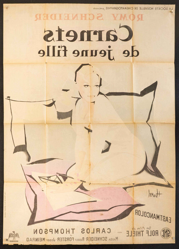 Eva (Journals of a Young Woman) (Eva, Carnets de Jeune Fille) Original Vintage Movie Poster