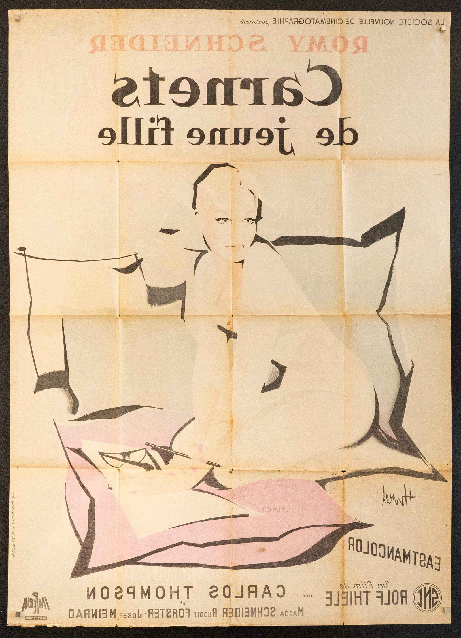 Eva (Journals of a Young Woman) (Eva, Carnets de Jeune Fille) Original Vintage Movie Poster