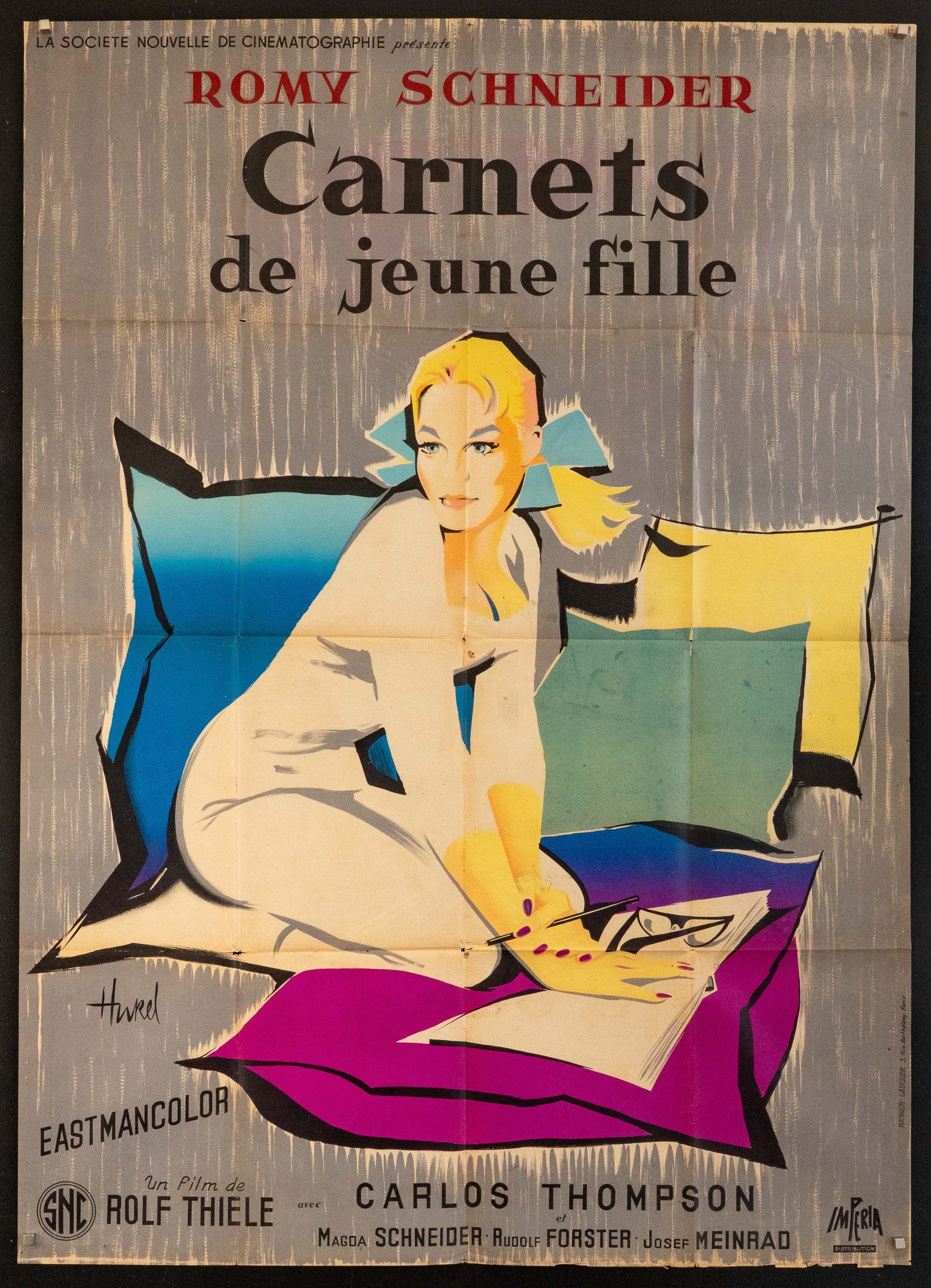 Eva (Journals of a Young Woman) (Eva, Carnets de Jeune Fille) Original Vintage Movie Poster