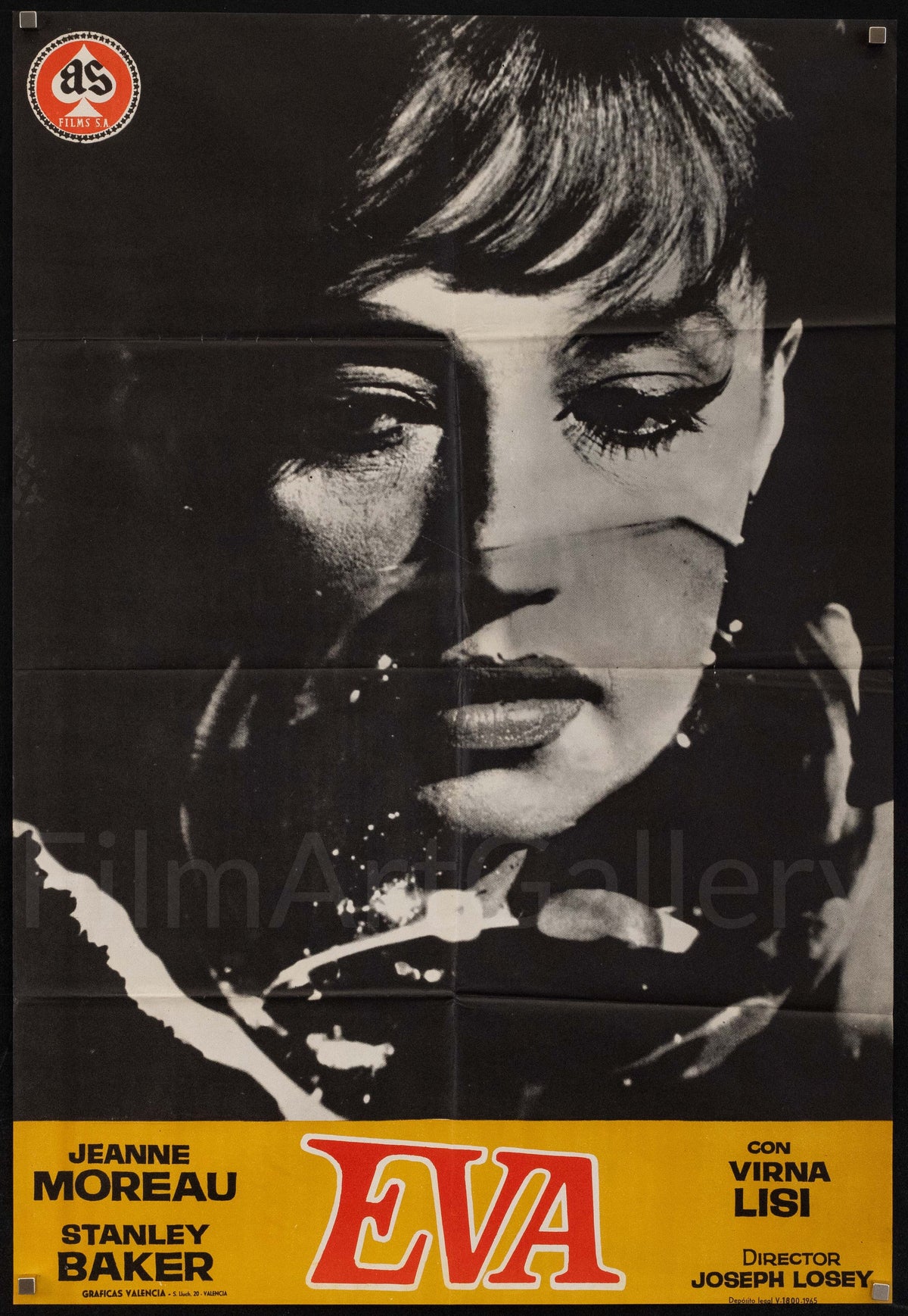 Eva Original Vintage Movie Poster