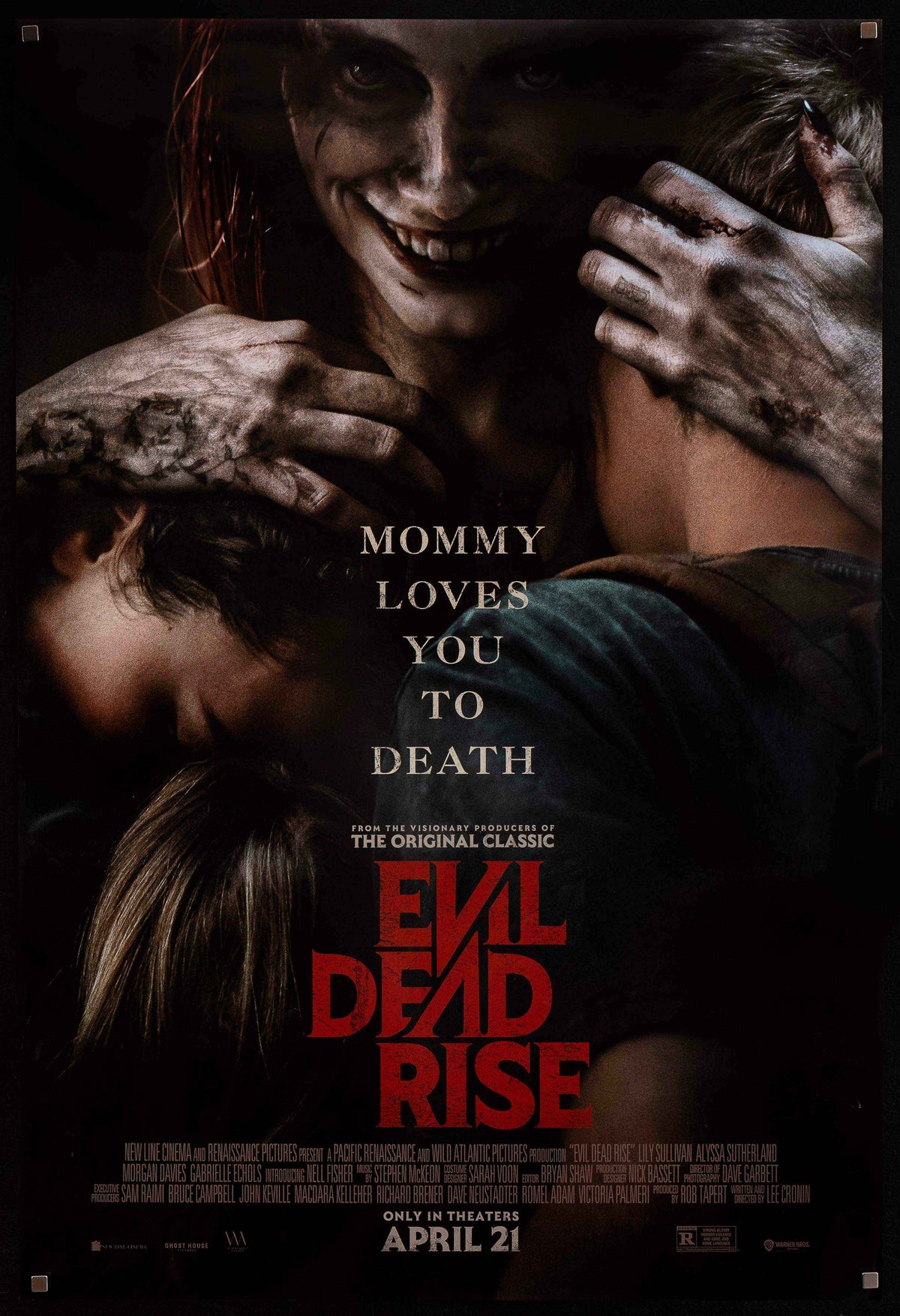 Evil Dead Rise Movie Poster 2023 1 Sheet 27x41 evil-dead-rise-movie-poster-2023-1-sheet-27x41