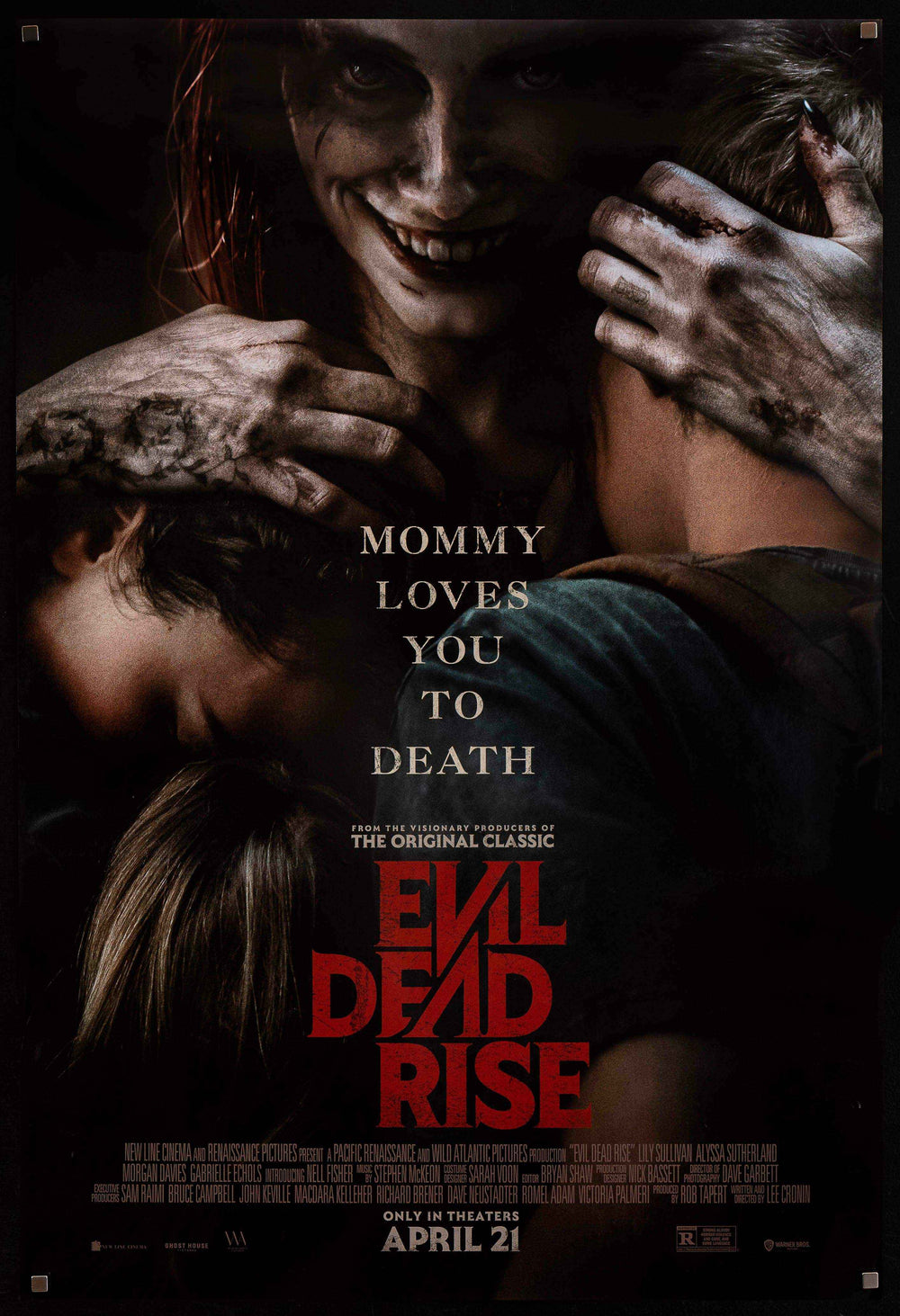 Evil Dead Rise Original Vintage Movie Poster