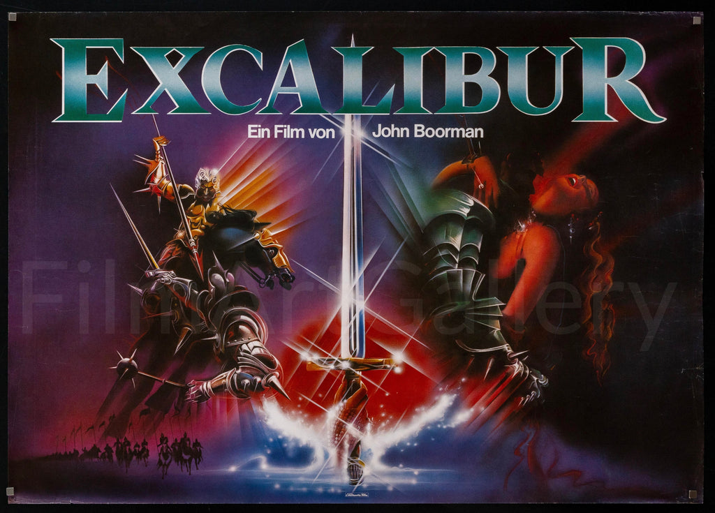 Excalibur Original Vintage Movie Poster