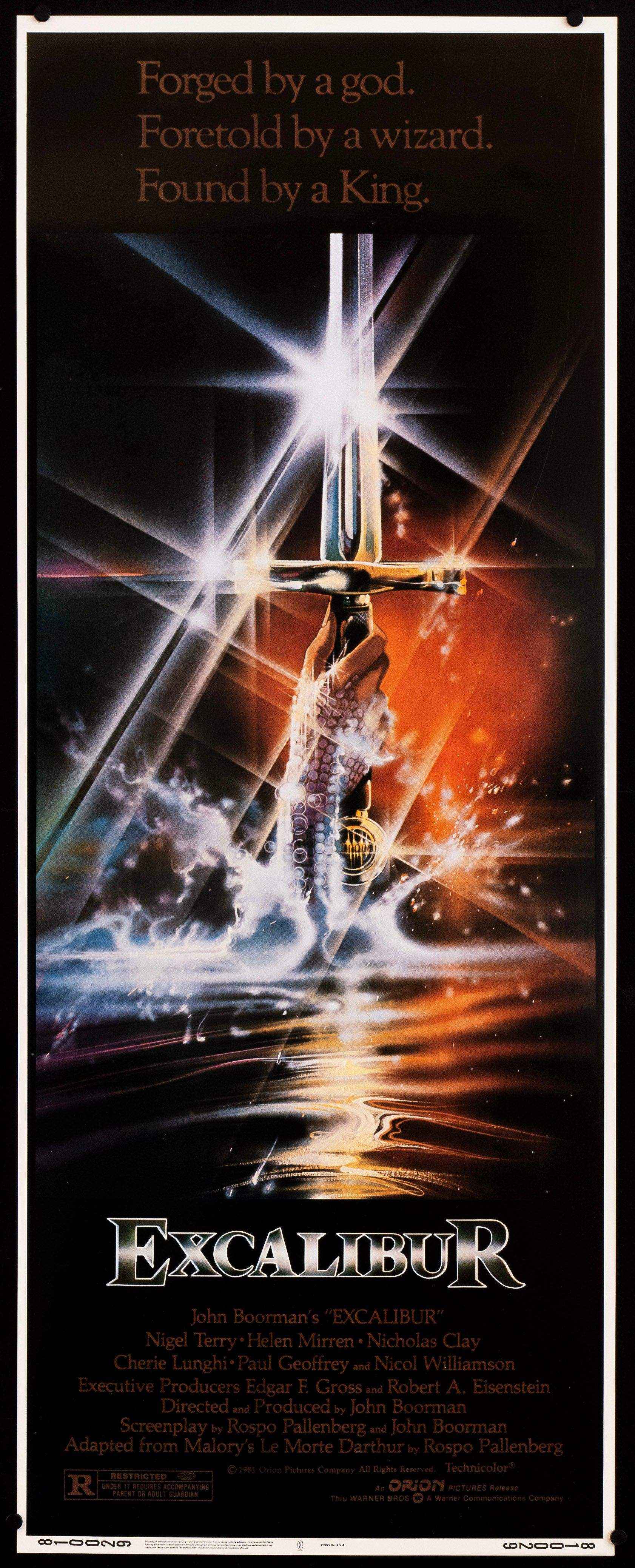 Excalibur Movie Poster Excalibur (1981) German Movie Poster