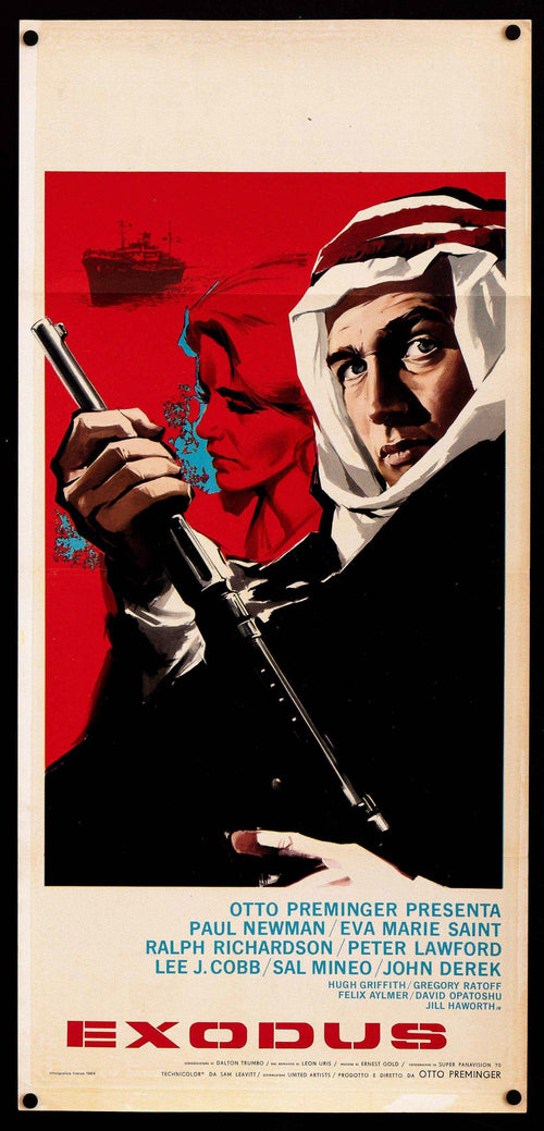 Exodus Original Vintage Movie Poster