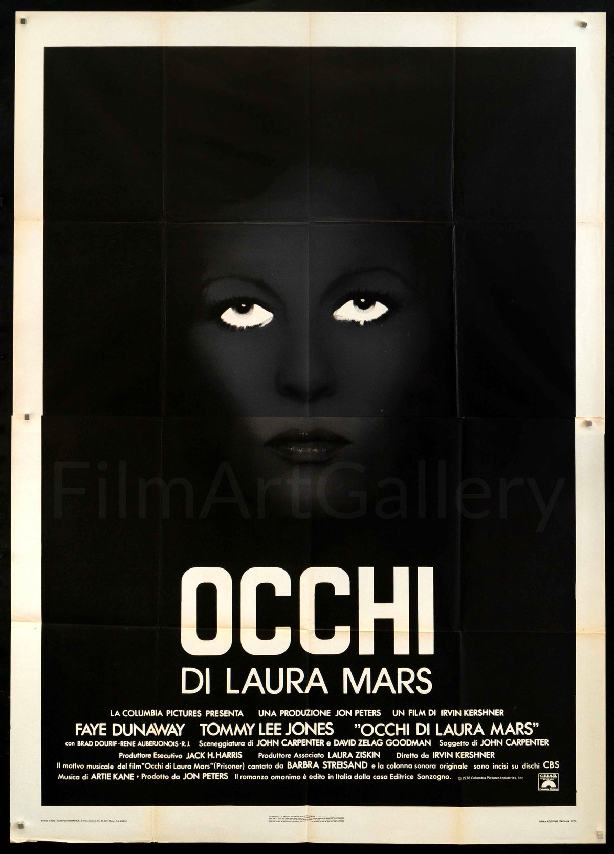 Eyes Of Laura Mars Original Vintage Movie Poster