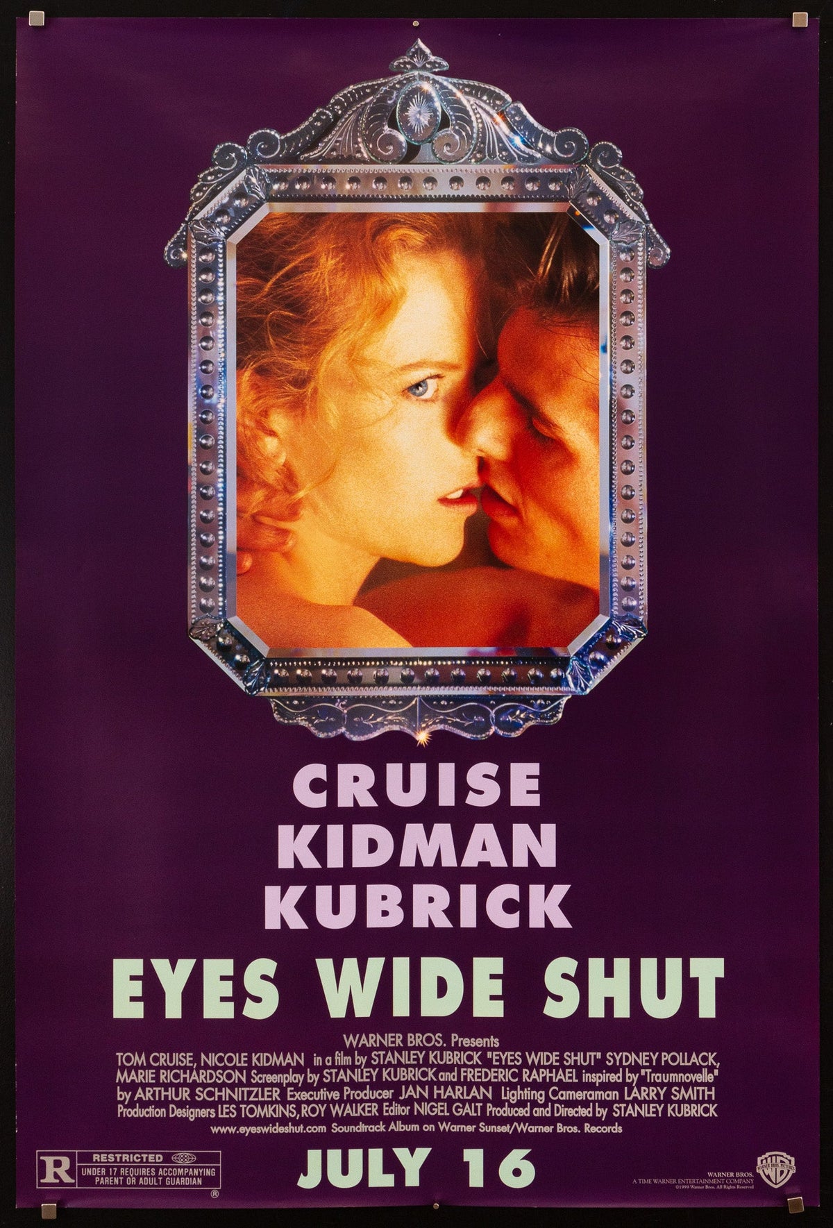 Eyes Wide Shut 1 Sheet (27x41) Original Vintage Movie Poster
