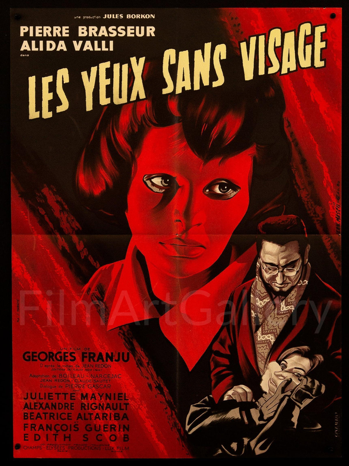 Eyes Without a Face (Les Yeux Sans Visage) Original Vintage Movie Poster