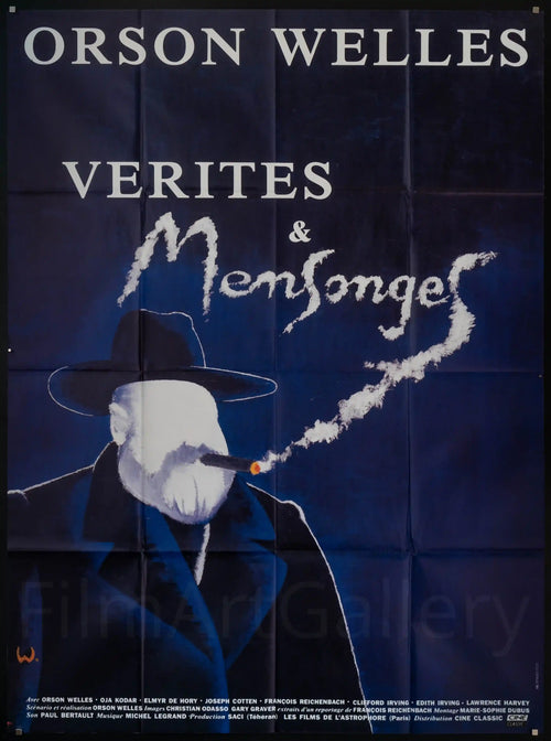 F For Fake Original Vintage Movie Poster