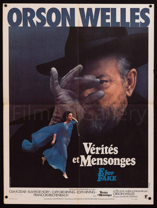 F For Fake Original Vintage Movie Poster
