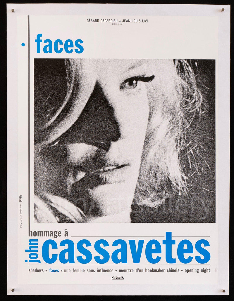 Faces French mini (16x23) Original Vintage Movie Poster