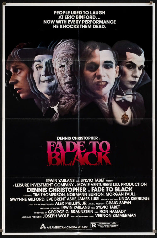 Fade to Black Original Vintage Movie Poster