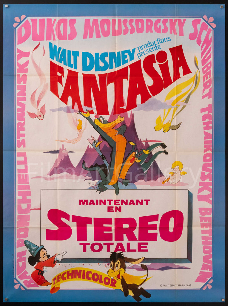 Fantasia Original Vintage Movie Poster