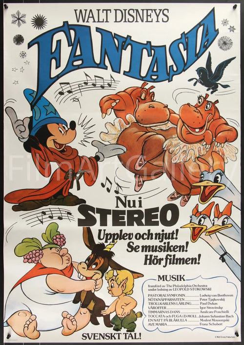 Fantasia Original Vintage Movie Poster