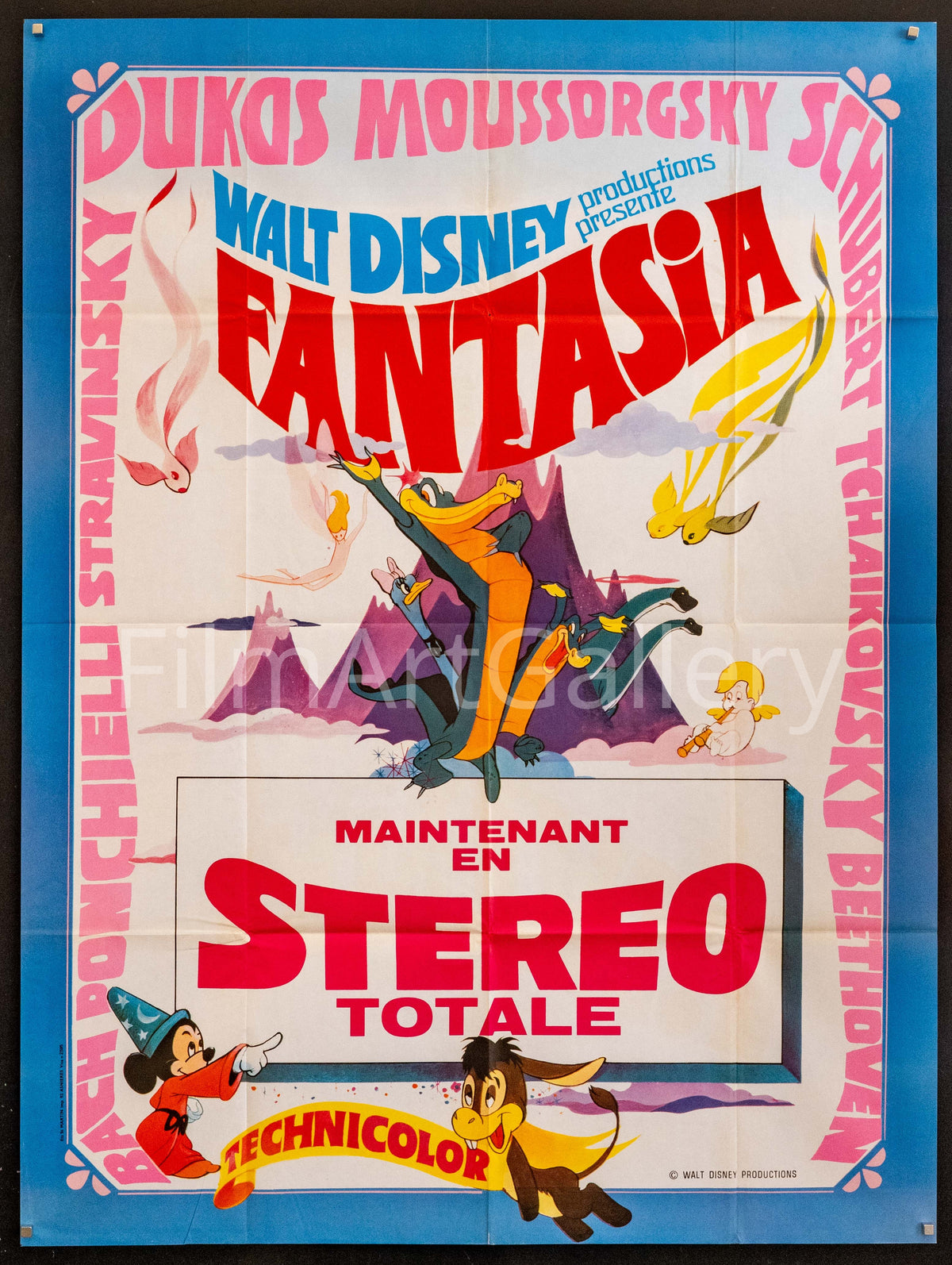 Fantasia Original Vintage Movie Poster