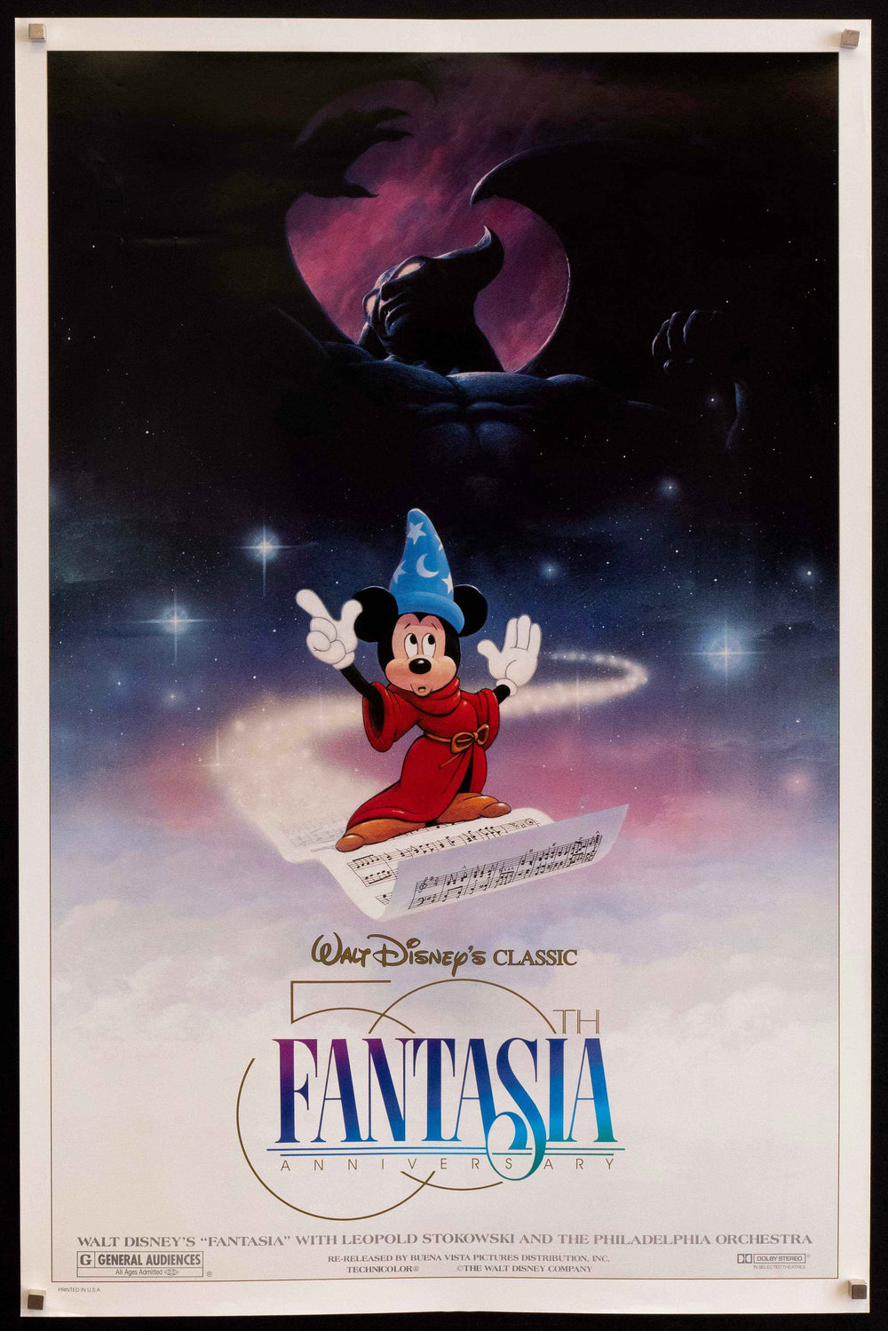 Fantasia Original Vintage Movie Poster