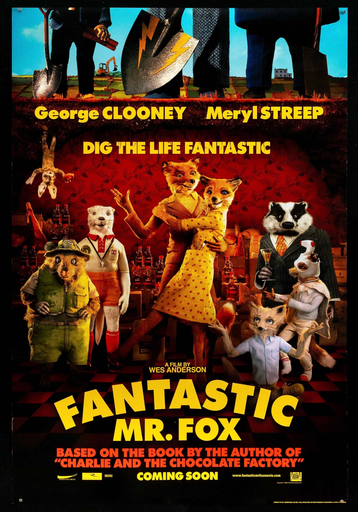 Fantastic Mr. Fox Original Vintage Movie Poster